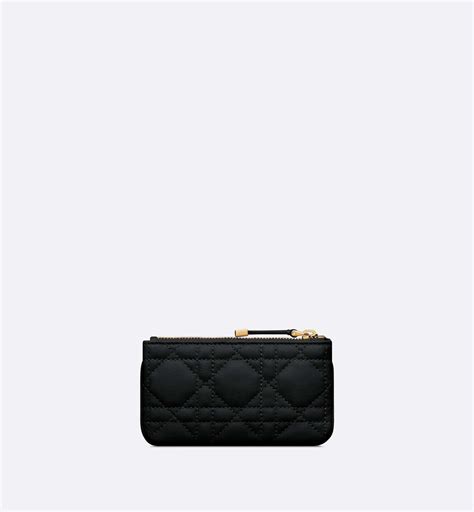 dior caro myrte zipped key case|Dior Caro Myrte Zipped Key Case Black Supple Cannage .